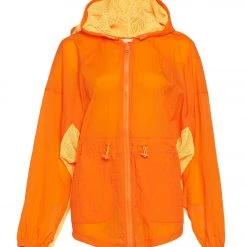 Free People One More Mile After Yoga Jacket Orange