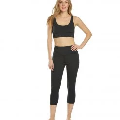 CLOTHING Free People Breathe Easy Yoga Sports Bra Black