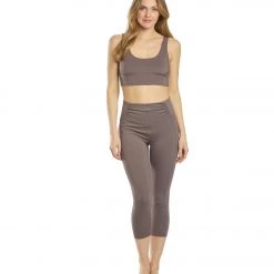 Free People Breathe Easy Yoga Sports Bra Dark Purple CLOTHING