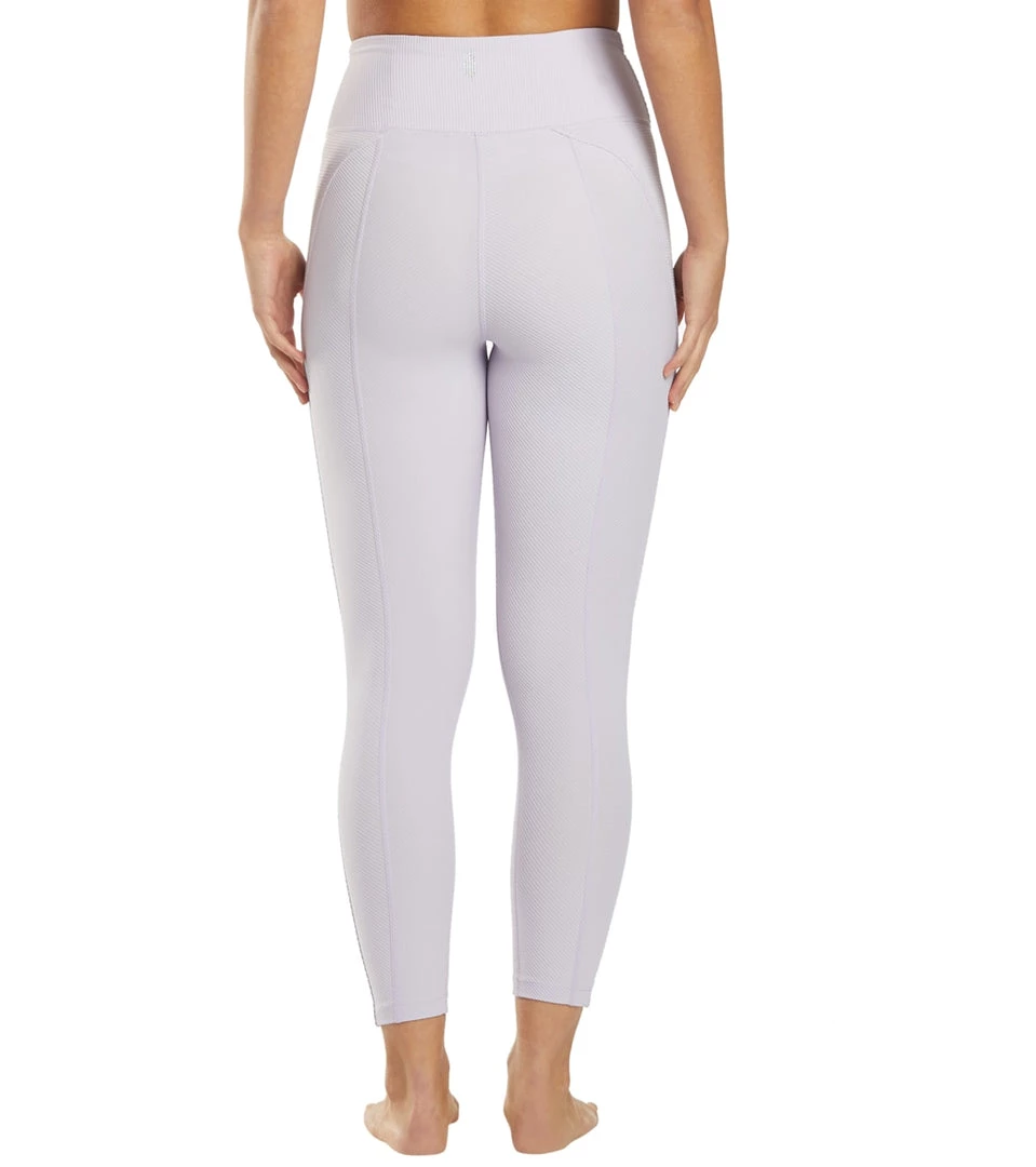 Free People Ruffle Me Up Yoga Leggings Lavender 5 Free People Ruffle Me Up Yoga Leggings Lavender
