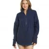 Free People Mountain Dreamin Recycled Half Zip Navy