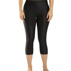 Free People White Water Yoga Leggings Black
