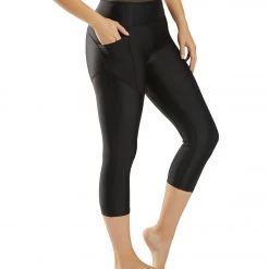 Free People White Water Yoga Leggings Black
