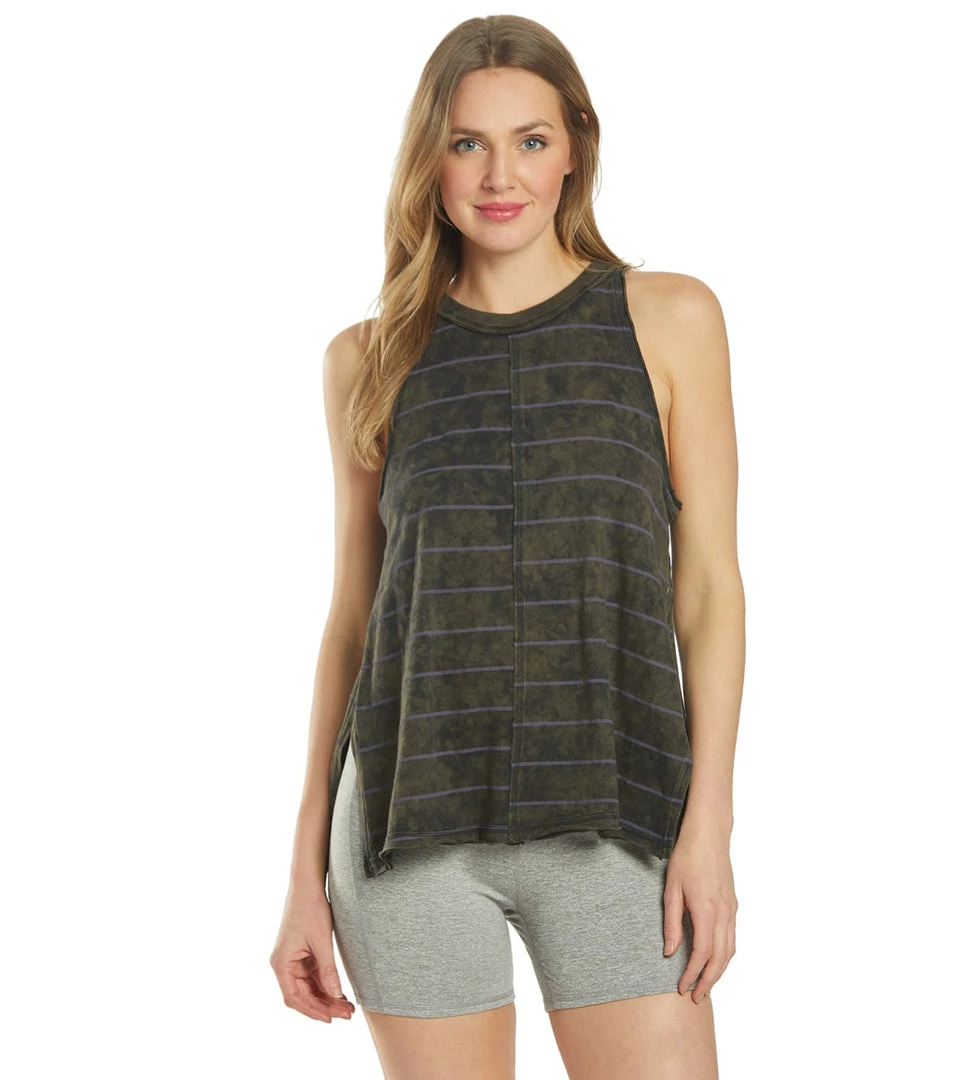 Free People Stripe Fade With The Wave Yoga Tank 3 Free People Stripe Fade With The Wave Yoga Tank
