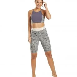 Free People Fired Up Yoga Sports Bra Purple Combo CLOTHING