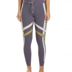 Free People Fired Up Yoga Leggings Purple Combo