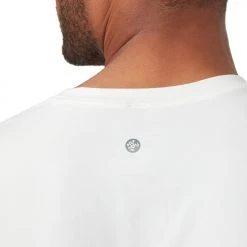 Manduka Men's Pro Tech Short Sleeve Tee White