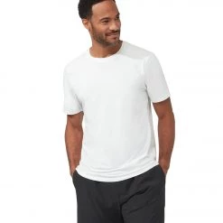 Manduka Men's Pro Tech Short Sleeve Tee White