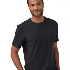 CLOTHING Manduka Men's Performance Crew Neck Short Sleeve Tee Black