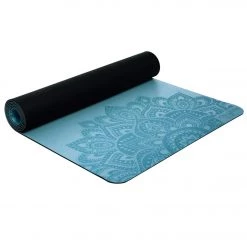 YOGA MATS & PROPS Yoga Design Lab Mandala Infinity Mat 70" 5mm Aqua