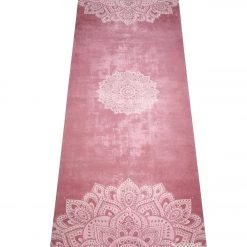 YOGA MATS & PROPS Yoga Design Lab Mandala Yoga Mat Towel Combo 70" 3.5mm Ginger