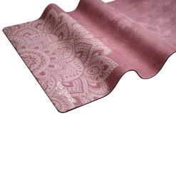 YOGA MATS & PROPS Yoga Design Lab Mandala Yoga Mat Towel Combo 70" 3.5mm Ginger