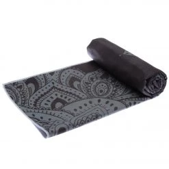 Yoga Design Lab Mandala Premium Yoga Mat Towel Black