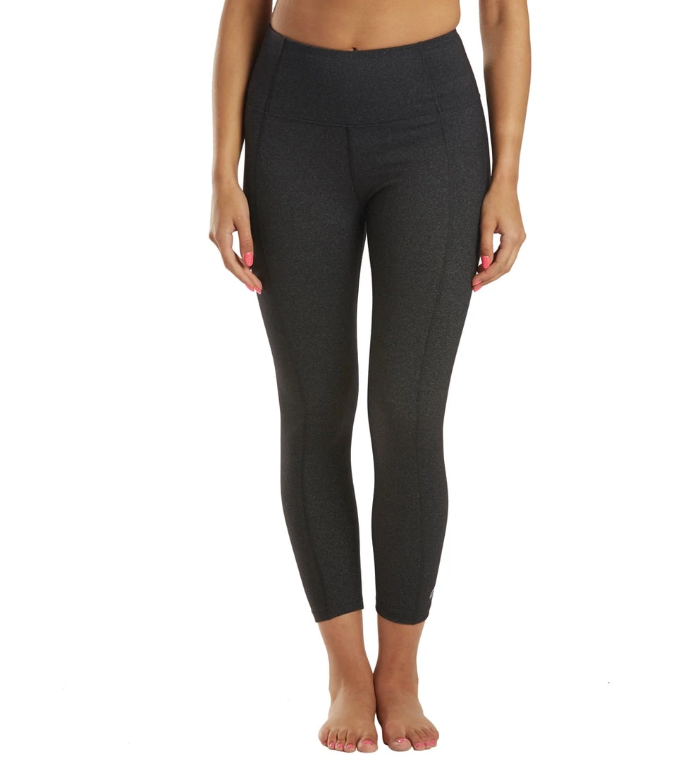 Marika High Waisted Tummy Control Yoga Capris H.Black CLOTHING 9 Marika High Waisted Tummy Control Yoga Capris H.Black CLOTHING
