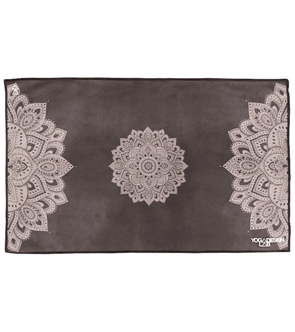 Yoga Design Lab Mandala Premium Yoga Hand Towel Black YOGA MATS & PROPS 5 Yoga Design Lab Mandala Premium Yoga Hand Towel Black YOGA MATS & PROPS