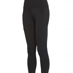 Marika Drew High Waisted Tummy Control Yoga Capris Black CLOTHING