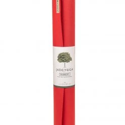 Jade Yoga Harmony Natural Rubber Yoga Mat 68" 5mm Fire Engine Red YOGA MATS & PROPS