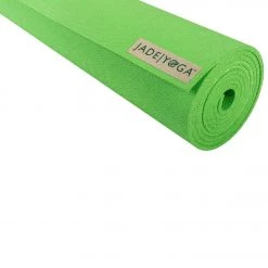 Jade Yoga Harmony Natural Rubber Yoga Mat 68" 5mm Kiwi Green YOGA MATS & PROPS