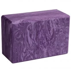Hugger Mugger 4" Foam Yoga Block Cosmic Purple YOGA MATS & PROPS 7 Hugger Mugger 4
