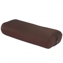 Hugger Mugger Standard Solid Yoga Bolster Mocha YOGA MATS & PROPS