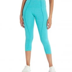 Marika Ollie Yoga Capris Heather Viridian Green CLOTHING