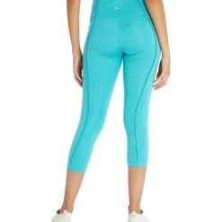 Marika Ollie Yoga Capris Heather Viridian Green CLOTHING