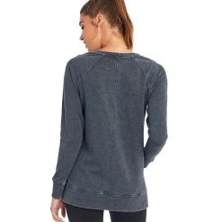 CLOTHING Balance Collection Lucy After Yoga Pullover Charcoal / Black