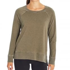 Balance Collection Lucy After Yoga Pullover Dusty Olive