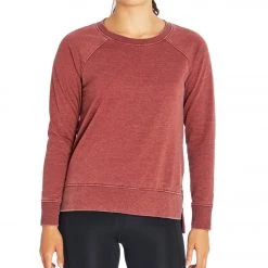 Balance Collection Lucy After Yoga Pullover Oxblood Red CLOTHING