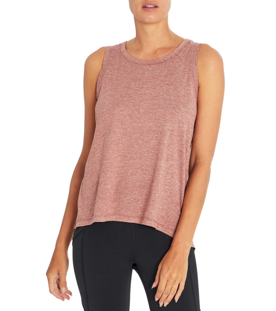Balance Collection Kingsley Yoga Tank Heather Oxblood Red CLOTHING 3 Balance Collection Kingsley Yoga Tank Heather Oxblood Red CLOTHING