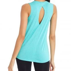 CLOTHING Marika Charlize Yoga Tank Heather Viridian Green