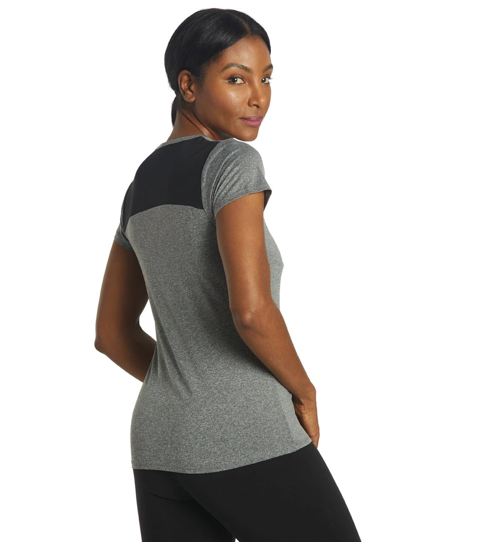 Marika Valery Yoga Tee Heather Black 5 Marika Valery Yoga Tee Heather Black