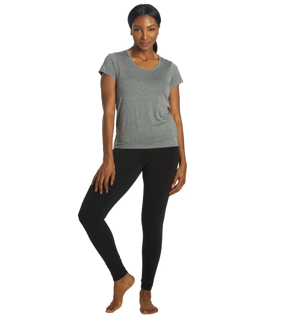 Marika Valery Yoga Tee Heather Black 6 Marika Valery Yoga Tee Heather Black
