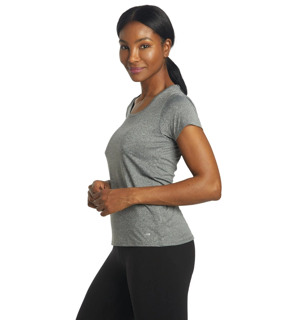 Marika Valery Yoga Tee Heather Black 7 Marika Valery Yoga Tee Heather Black