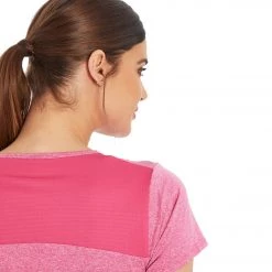 Marika Valery Yoga Tee Heather Pink Yarrow