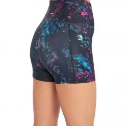 CLOTHING Marika Sky Yoga Shorties Crystal Dye Black