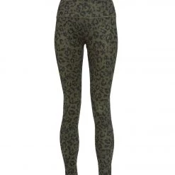 CLOTHING Balance Collection Contender Lux Printed Yoga Leggings Olive Grove Leopard