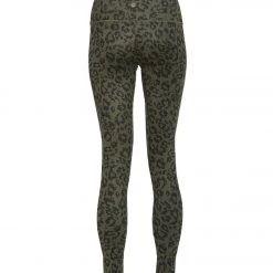 CLOTHING Balance Collection Contender Lux Printed Yoga Leggings Olive Grove Leopard