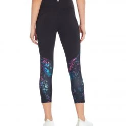 CLOTHING Marika Mckenna Yoga Capris Black / Crystal Dye