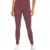 Balance Collection Easy Ankle Yoga Leggings Plum Wine