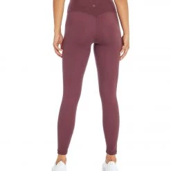 Balance Collection Easy Ankle Yoga Leggings Plum Wine