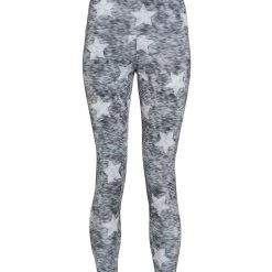 Onzie High Waisted Basic 7/8 Yoga Leggings Heathered Star
