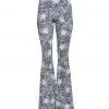 Onzie Bell Flare Yoga Pants Heathered Star