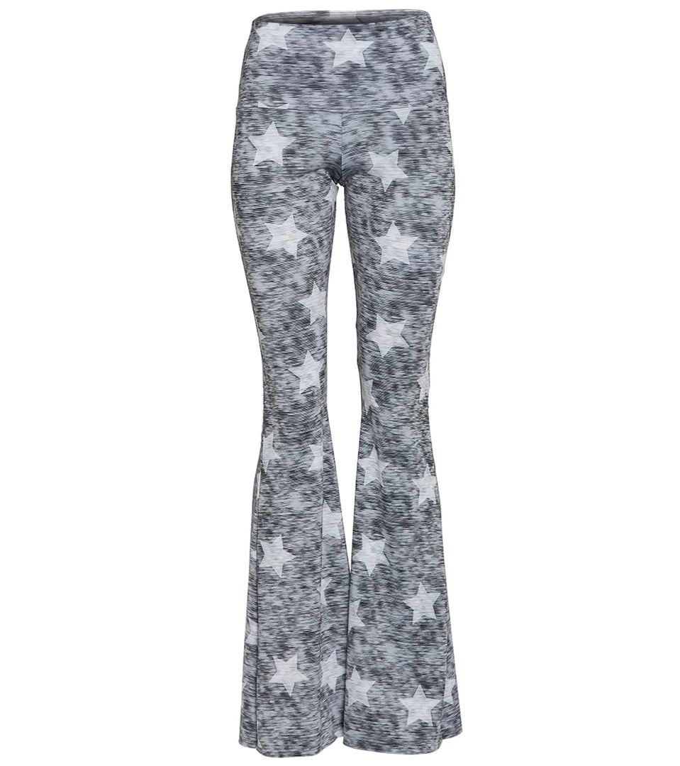 Onzie Bell Flare Yoga Pants Heathered Star 6 Onzie Bell Flare Yoga Pants Heathered Star