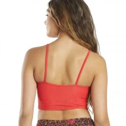 Onzie Belle Cami Yoga Crop Red Rib 11 Onzie Belle Cami Yoga Crop Red Rib
