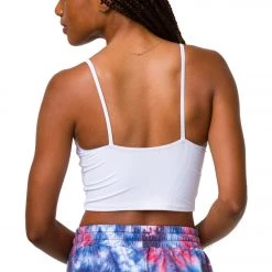 CLOTHING Onzie Belle Cami Yoga Crop White Rib