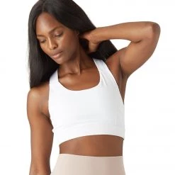 Glyder Full Force Yoga Sports Bra White CLOTHING
