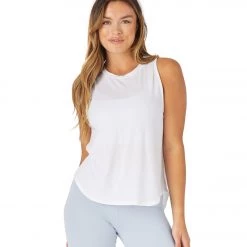 Glyder Electric Yoga Tank White