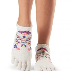 Toesox Low Rise Full-Toe Yoga Grip Socks Pico