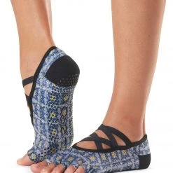 Toesox Elle Half-Toe Yoga Grip Socks Villa ACCESSORIES